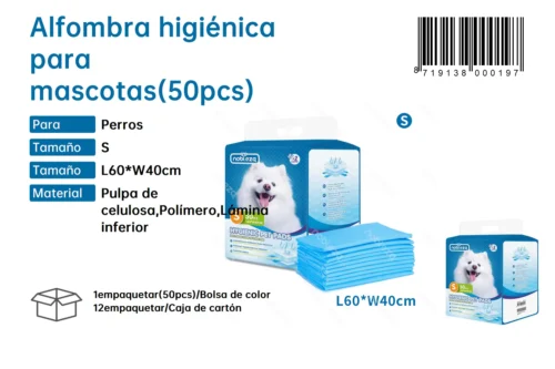 Alfombra higiénica para mascotas