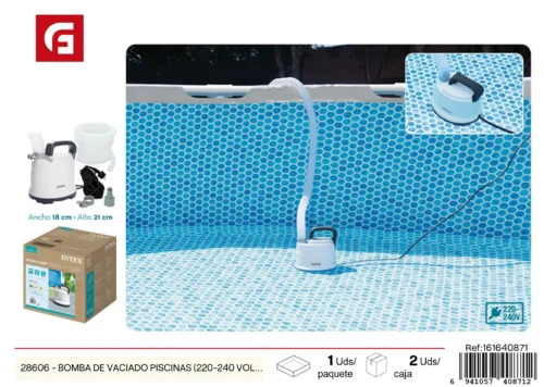 28606 - bomba de vaciado piscinas (220-240 volt)