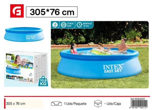 Piscina easy set 305x76cm