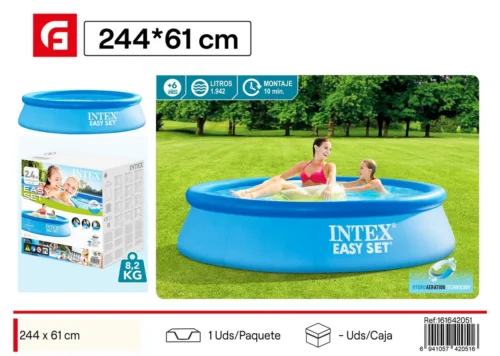 Piscina easy set d244x61