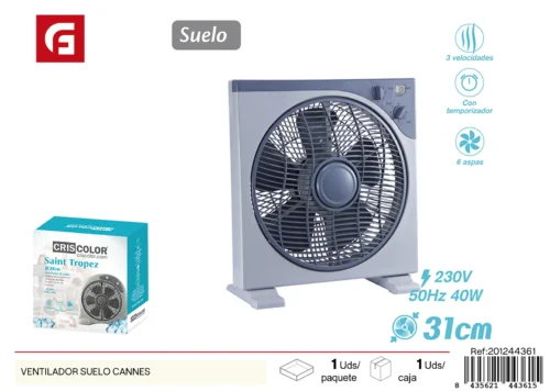 Ventilador suelo cannes nºrii-aee: 8813